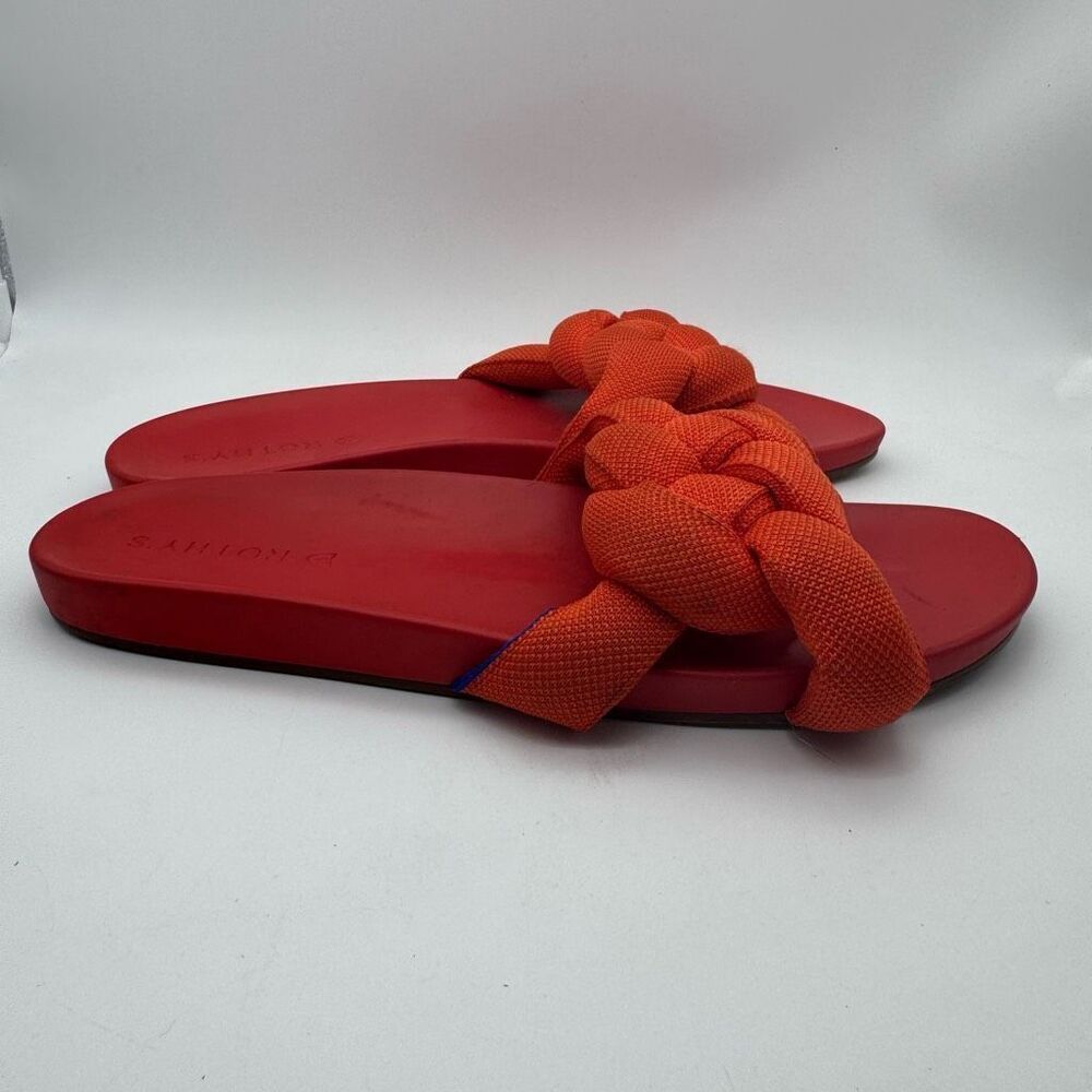 Rothy's Orange Bubble Sandals Size 10.5